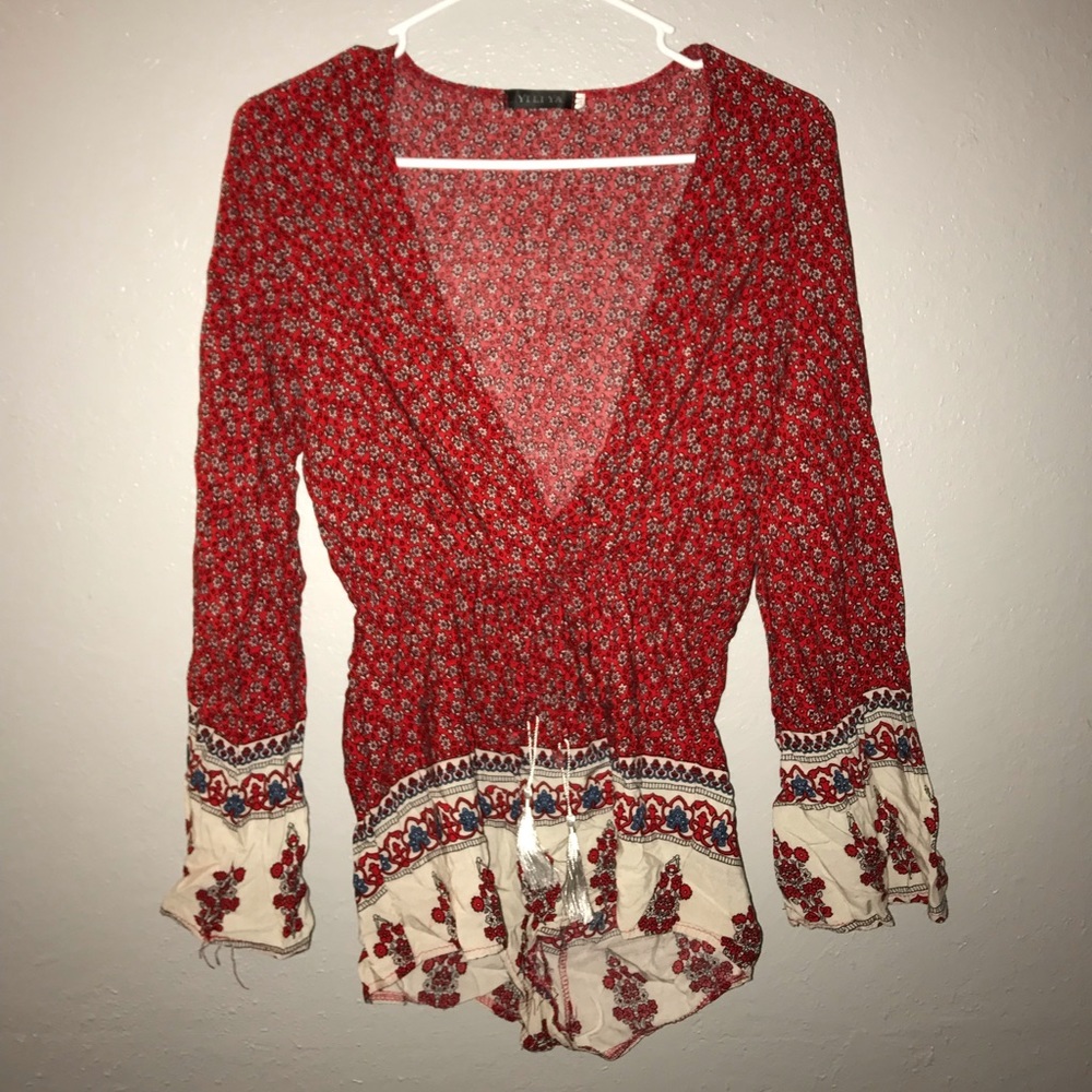 Patterned Romper